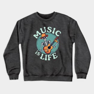 Music Is Life Crewneck Sweatshirt